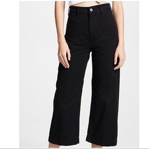FREE PEOPLE Patti Wide Leg High Rise Crop Pant